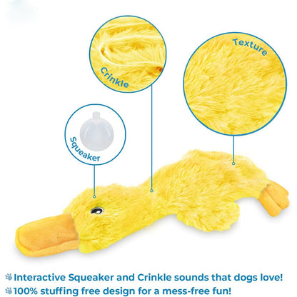 Pet Supplies Pet Filling Dog Toys Cute Unfilled Duck Chewing Plush Sound Toy Duck