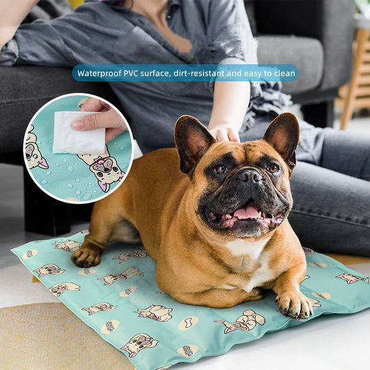 Coussin, Tapis refroidissant colorés à motifs pour Chien