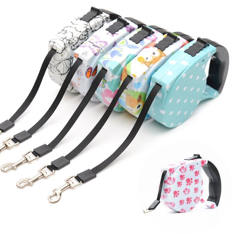 Laisse rétractable automatique pour chien de 5M avec design unique et magnifique
