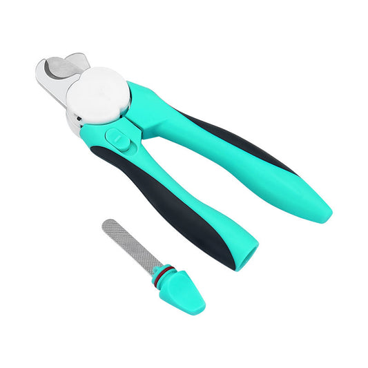 Coupe-griffes en acier inoxydable avec lumière DEL et lime intégrée - Pour Chien, Chats et petits animaux