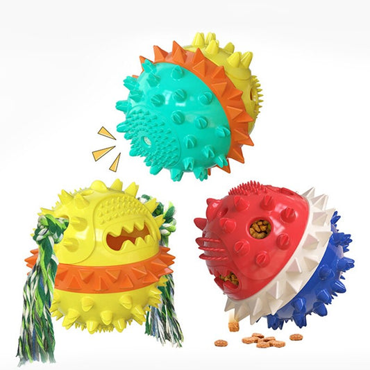 Balle Interactive Multifonction pour Chien - Flottante, Sonore et Distributeur de Friandises