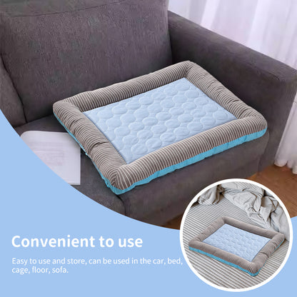 Coussin rafraîchissants en soie glacée, respirants et doux pour Chiens et Chats
