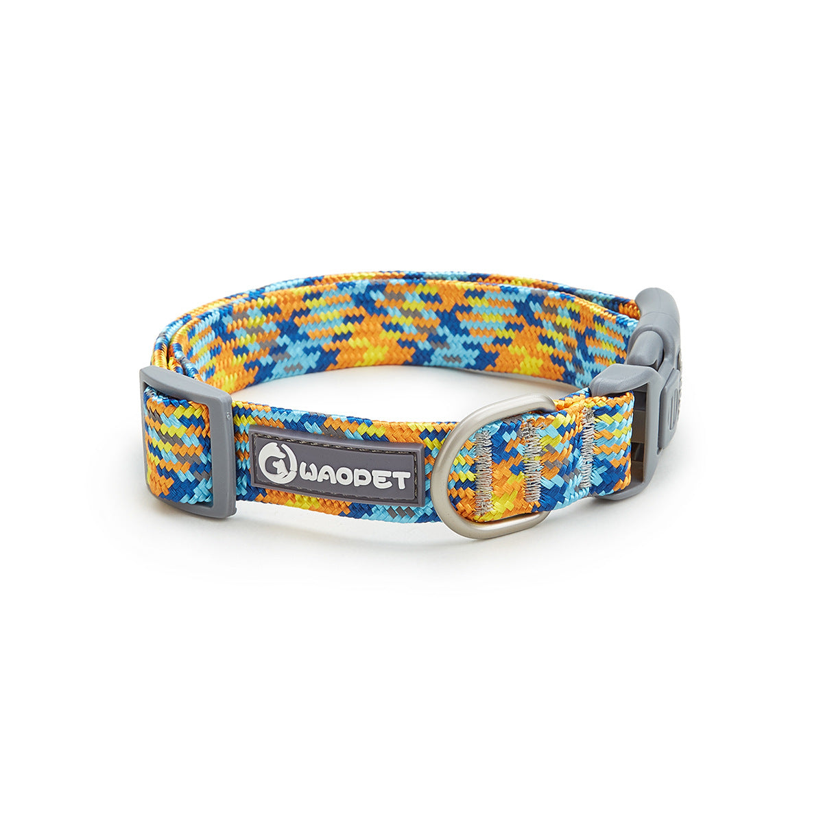 WAOPET - Collier réfléchissant en Nylon avec Motifs - 6 Couleurs Disponibles