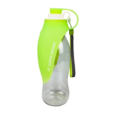 SUPER DESIGN - Bouteille d'eau portable 580 ml - Plein air, Voyages - Chiens et Chats - Vert