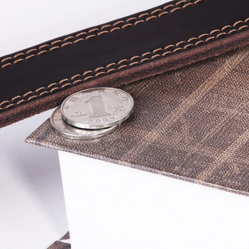 Collier style vintage pour chien en cuir de vache véritable, avec boucle de haute qualité en cuivre