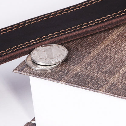 Collier style vintage pour chien en cuir de vache véritable, avec boucle de haute qualité en cuivre