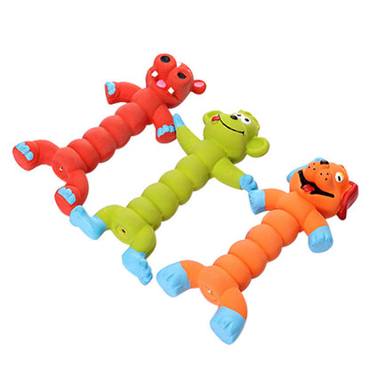 Dog Toys Dog Voice Latex Toys Cartoon Shaped Molar Stick Pet Supplies