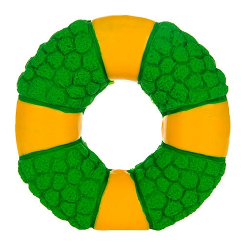 HOOPET Pet Dog Cat Chew Toys Squeaky Sound Resistance to Bite Rubber Five-pointed Star/Circle
