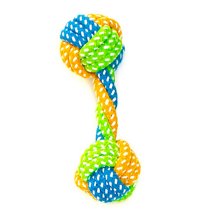 Cotton Dog Rope Toy Knot Puppy Chew Teething Toys Teeth Cleaning Pet Palying Ball