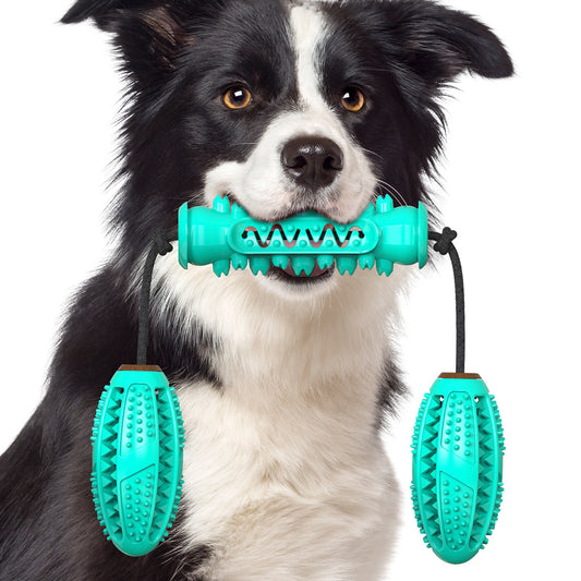 Dog Toy Molar Stick Bite Resistant Toothbrush Dog Toy With Rope 3 Pet Products