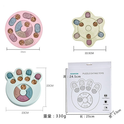 Dog Puzzle Toys Increase IQ Interactive Slow Dispensing Feeding Pet Dog Training Games Feeder For Small Medium Dog Puppy