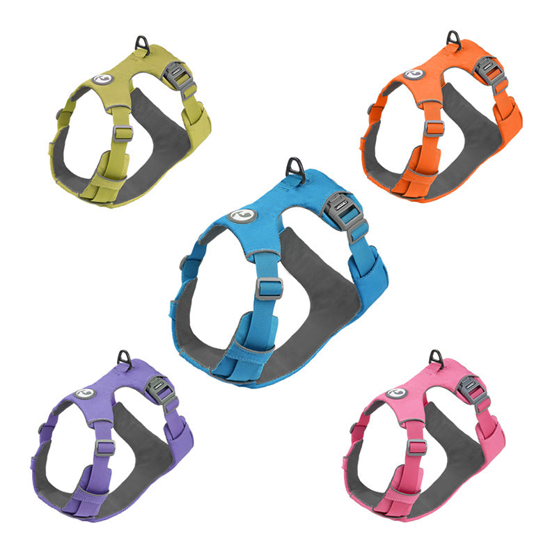 WAOPET - Harnais Anti-Traction avec bandes réfléchissantes - 4 Couleurs Disponibles