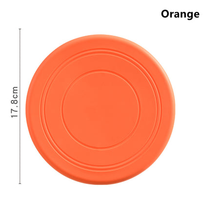Pet Toy Dog Frisbee Pet Interactive Training Frisbee Floating Water Bite Resistant Soft Frisbee Pet Supplies