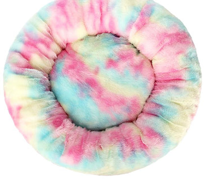 Round Plush Pet Winter Warm Pet Cat Litter Dog Bed Cat Mat Pet Supplies Dog Kennel Cat Litter