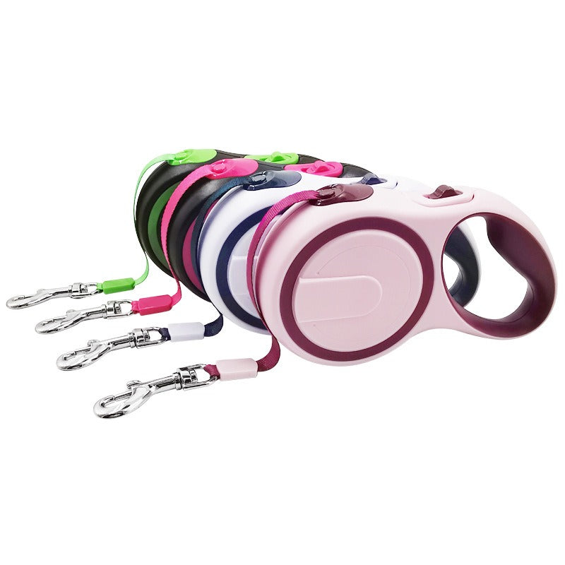 Laisse rétractable robuste automatique pour chiens de toute les tailles ,3M, 5M, 8M