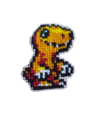 Agumon Digimon Manga Broderie en Points de Croix