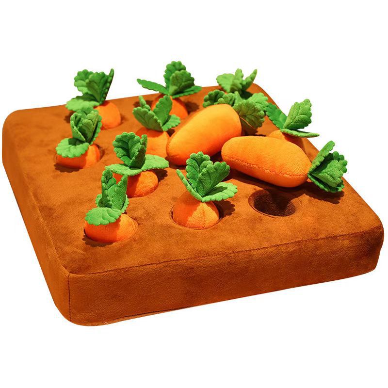 Tapis de Fouille Carottes en Folies - 22cm x 22cm - 35cm x 35cm