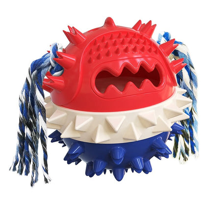 Balle Interactive Multifonction pour Chien - Flottante, Sonore et Distributeur de Friandises