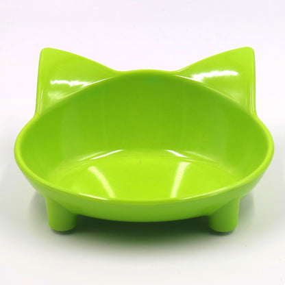 Pet Bowl Melamine Non Slip Cute Cat Color Melamine Cat Bowl Cat Food Bowl Pet Supplies