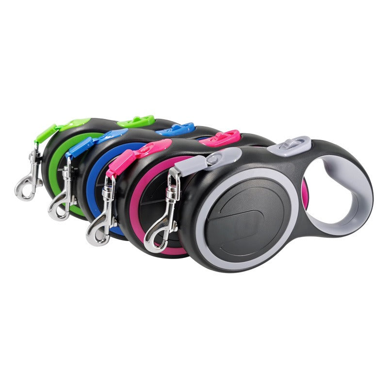 Laisse rétractable robuste automatique pour chiens de toute les tailles ,3M, 5M, 8M