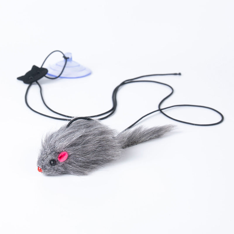 New Funny Cat Stick Toy Hanging Door Pet Hanging Catnip Toy Adjustable Self-Hey Funny Cat Toy