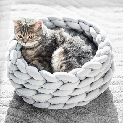 Filled Cotton Coarse Wool Hand-Woven Pet Cat Litter Can Be Machine Washed Coarse Cloth Dog Litter