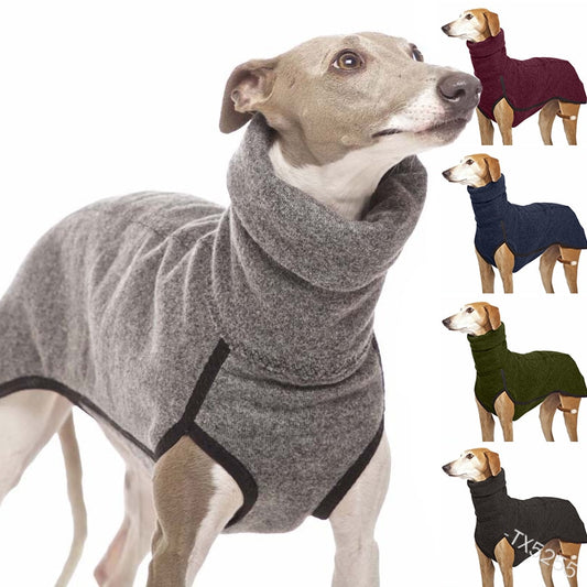Manteau chaud d'hiver à col haut de haute qualité pour chiens - 7 couleurs - S a 5XL