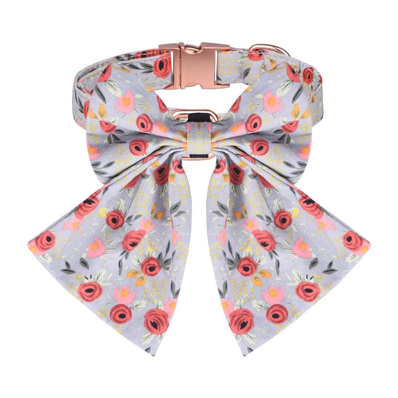Ensemble Colliers en Cotton à motifs de Fleurs - 2 Choix de Couleurs