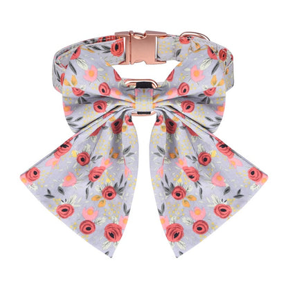 Ensemble Colliers en Cotton à motifs de Fleurs - 2 Choix de Couleurs