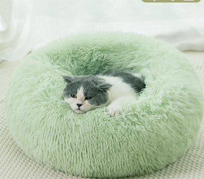 Round Plush Pet Winter Warm Pet Cat Litter Dog Bed Cat Mat Pet Supplies Dog Kennel Cat Litter