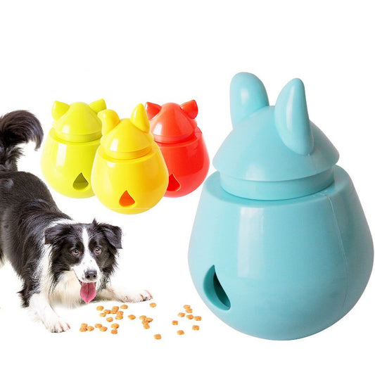 Balle Distributrice de Nourriture Interactive pour Chats et Chiens - Jouet Anti-Glouton