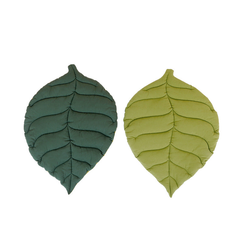 Leaf Cat Mat For Sleeping Pet Sleeping Mat Dog Mat Autumn And Winter Chew Resistant Cat Cage Mat
