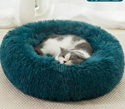 Round Plush Pet Winter Warm Pet Cat Litter Dog Bed Cat Mat Pet Supplies Dog Kennel Cat Litter