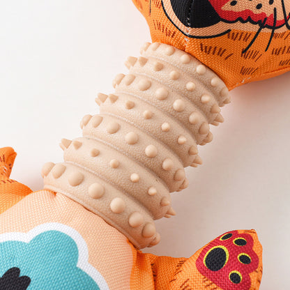 Pet Toy Oxford Cloth Cartoon Dog Molar Toy Cute Animal Shape Sounding Toy Pet Supplies