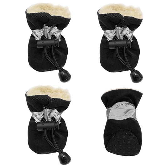 4pcs Waterproof Winter Shoes For Pet