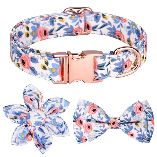 Ensemble Colliers en Cotton à motifs de Fleurs - 2 Choix de Couleurs