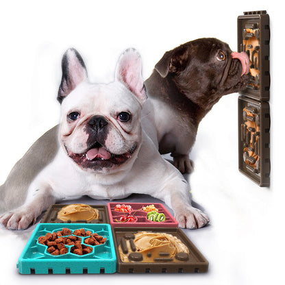 Gamelle anti-étouffement, Multi-surfaces et Multi-sections pour chien