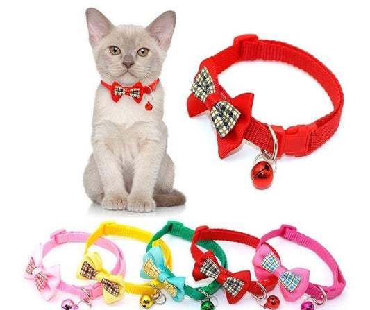 Colliers Chat Boucle et Clochette