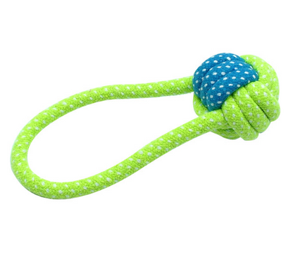 Cotton Dog Rope Toy Knot Puppy Chew Teething Toys Teeth Cleaning Pet Palying Ball