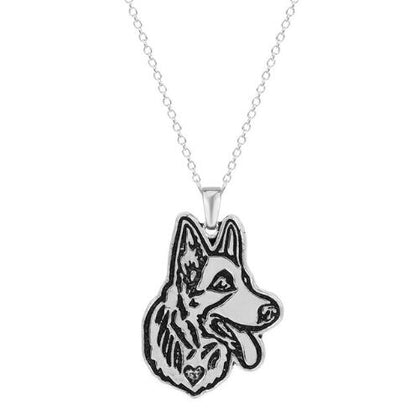 Collier avec pendentif Chien, 12 Choix de race différentes