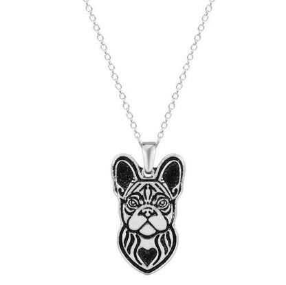 Collier avec pendentif Chien, 12 Choix de race différentes
