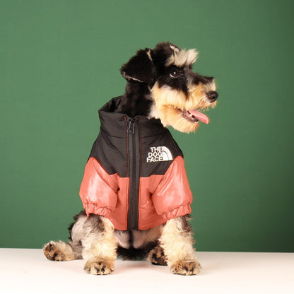 Manteau d'Hiver Coupe-Vent pour Chien et Chats - Veste Matelassée Chaude - Tailles Petites et Moyennes