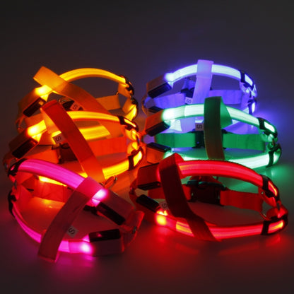 Harnais de sécurité en nylon avec lumière clignotante DEL
