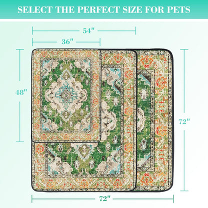 Scandinavian Minimalist Carpet Pet Mat, Stain-Resistant and Easy to Clean Sofa Coffee Table Mat, Urine-Proof Cat and Dog Pad