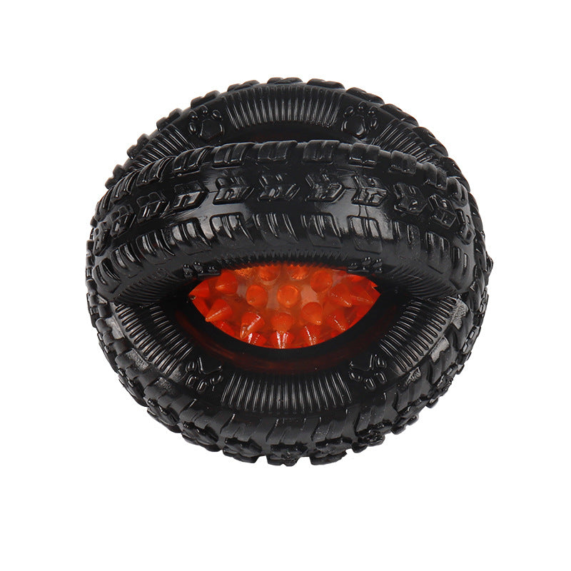 Balle Lumineuse LED Galaxie pour Chien - Jouet Interactif Rebondissant et Résistant