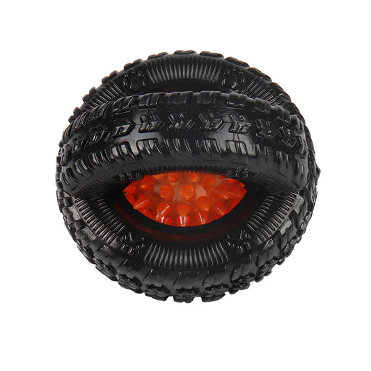 Balle Lumineuse LED Galaxie pour Chien - Jouet Interactif Rebondissant et Résistant