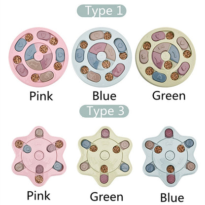 Dog Puzzle Toys Increase IQ Interactive Slow Dispensing Feeding Pet Dog Training Games Feeder For Small Medium Dog Puppy