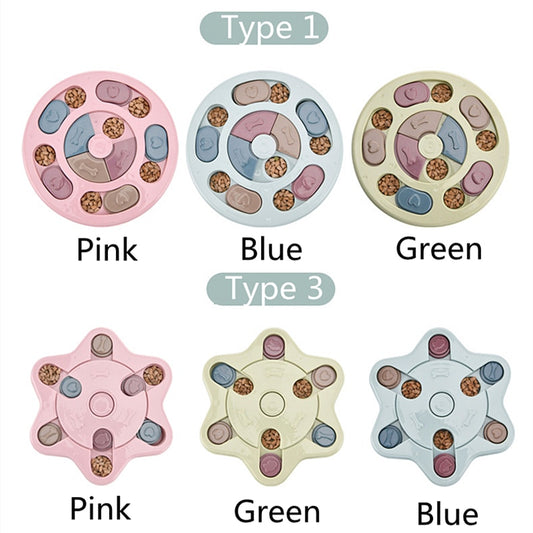 Dog Puzzle Toys Increase IQ Interactive Slow Dispensing Feeding Pet Dog Training Games Feeder For Small Medium Dog Puppy