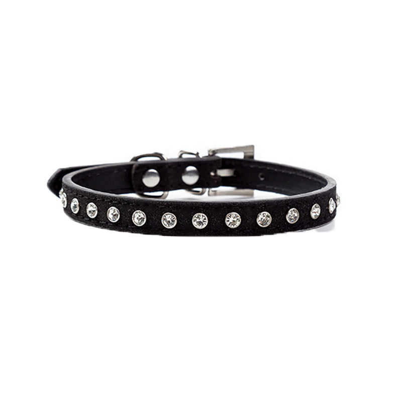 Colliers Tendance - Chats - Velours Coréen avec diamants - 5 Couleurs
