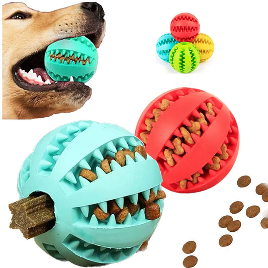 Balle interactive distributrice de gâteries pour chiens